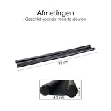Tochtstopper Deur - Tochtrol - 95 cm - Zwart