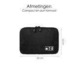 Kabel Organiser Tas - Kabeltas - Zwart - Elektronica & Accessoires Organizer Tas Deluxe