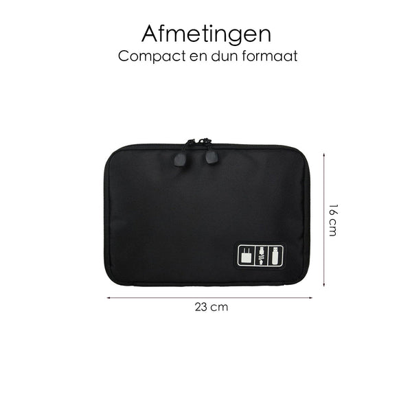 Kabel Organiser Tas - Kabeltas - Zwart - Elektronica & Accessoires Organizer Tas Deluxe