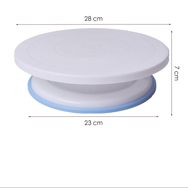 Taartplateau - Draaibaar - Anti-slip - Draaiplateau Taart - Turntable Cake