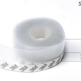 Tochtstrip - 4,5 cm x 5 meter - Transparant - Deur en Raam - Zelfklevend