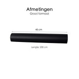 Krijtbordfolie - 200x45 cm - Muursticker - Inclusief krijtjes
