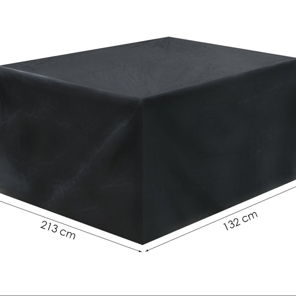 Beschermhoes voor tuinmeubelen - 213 x 132 x 74 cm - Zwart - Waterdicht - Afdekhoes