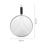 Anti Spatdeksel - Diameter 33 cm - Vaatwasserbestendig - Past op de meeste pannen