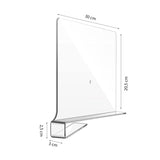 Plankverdeler - 4 Stuks - Transparant - Kledingkast Organizer - Plank Organizer - Boekenstandaard - Plank Verdeler - Kast Verdeler