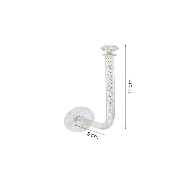 Scrunchie houder - 2 Stuks - Zelfklevend - 11 cm x 5 cm - Transparant - Haarelastiekjes houder - Elastiekjes houder - Sieradenhouder