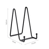 Bordenstandaard - Zwart - 2 Stuks - Bordenrek - Bordenstandaard voor Sierborden - Borden Display Standaard