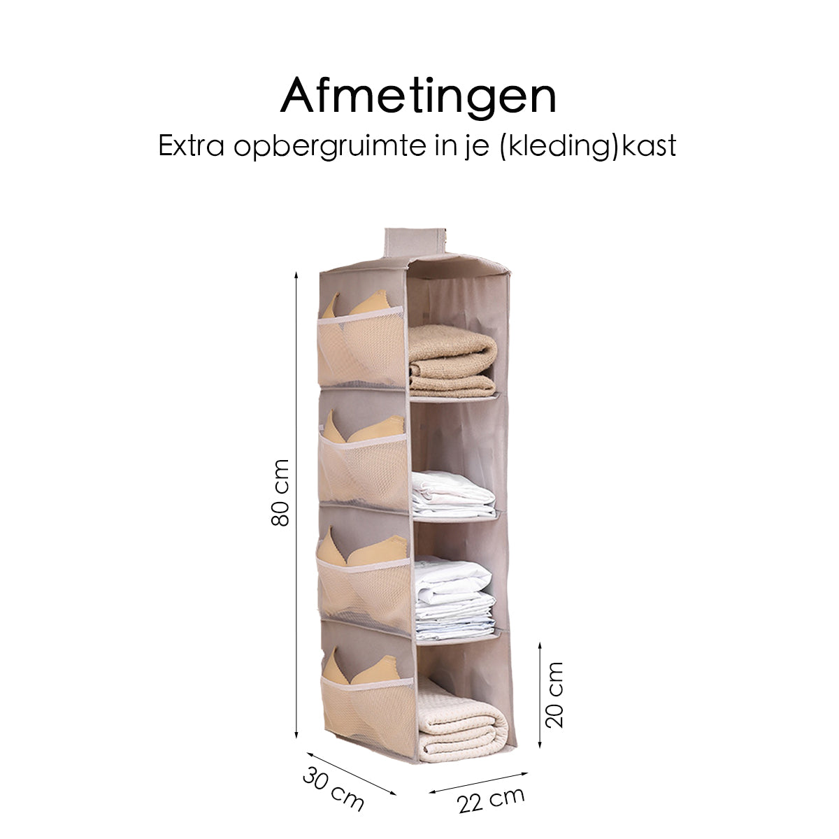 Kast Organizer - Hangende Opberger - 12 Vakken - Textiel