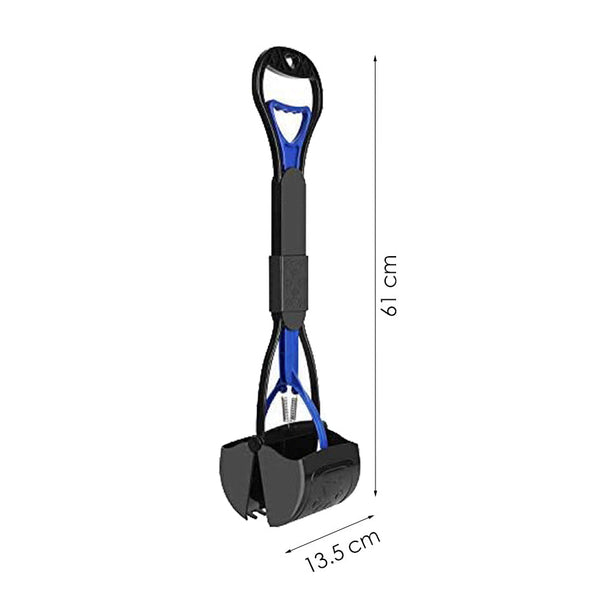 Hondenpoepschep - Handig in Gebruik - Zwart-Blauw