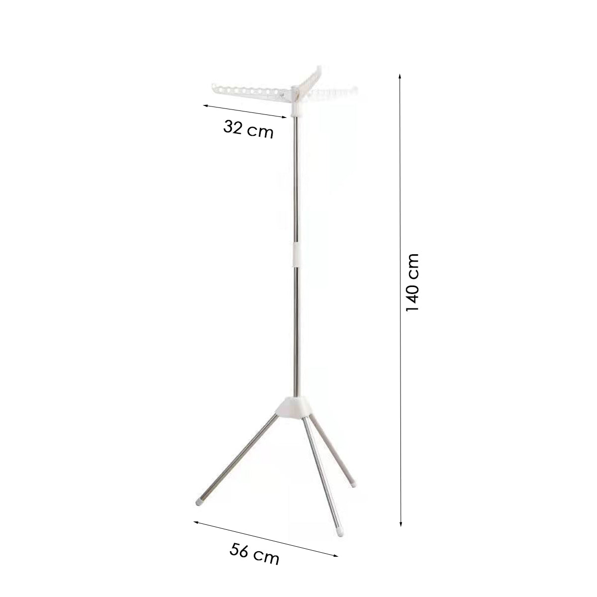 Droogrek - Inklapbaar - Droogtoren - Droogparasol - 360 graden Draaibaar