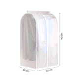 Kledinghoes XXL - Wit - 90 cm x 50 cm x 60 cm - Kledinghoezen - Kleding Beschermhoes - Kledingtas
