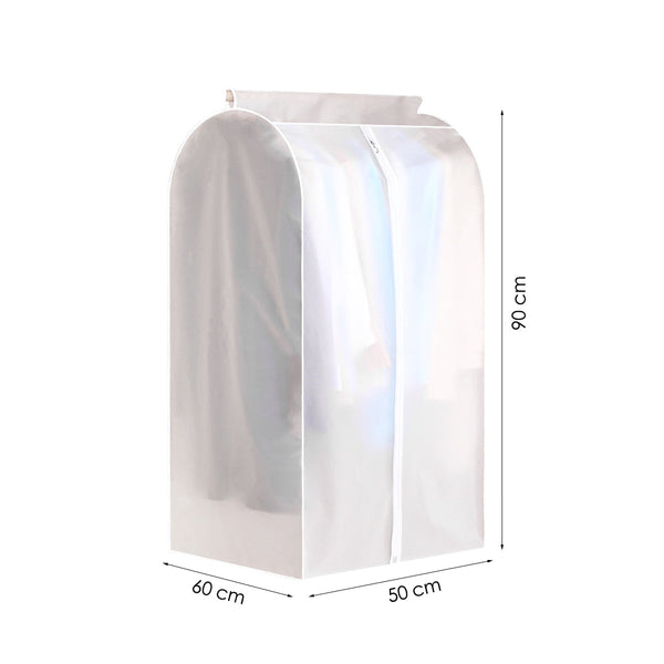 Kledinghoes XXL - Wit - 90 cm x 50 cm x 60 cm - Kledinghoezen - Kleding Beschermhoes - Kledingtas