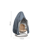 Egg Swing beschermhoes -  Beschermhoes Hangstoel Egg - Waterproof - Universeel model - Grijs