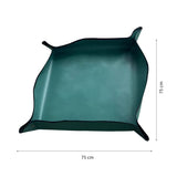 Verpotmat - 75 x 75 cm - Groen met Drukknopen - Waterdichte Mat - Plantenmat - Tuinmat