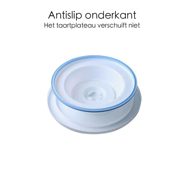 Taartplateau - Draaibaar - Anti-slip - Draaiplateau Taart - Turntable Cake