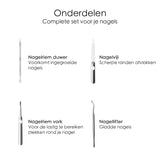 Pedicureset met Nageltang - 8-delige set - Pedicure Set - Pedicuresets - Pedicureset Professioneel - Manicureset - Pedicureset Voeten