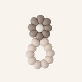 Daisy Taupe BPA-vrij - Siliconen Bijtring