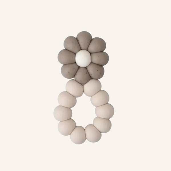 Daisy Taupe BPA-vrij - Siliconen Bijtring