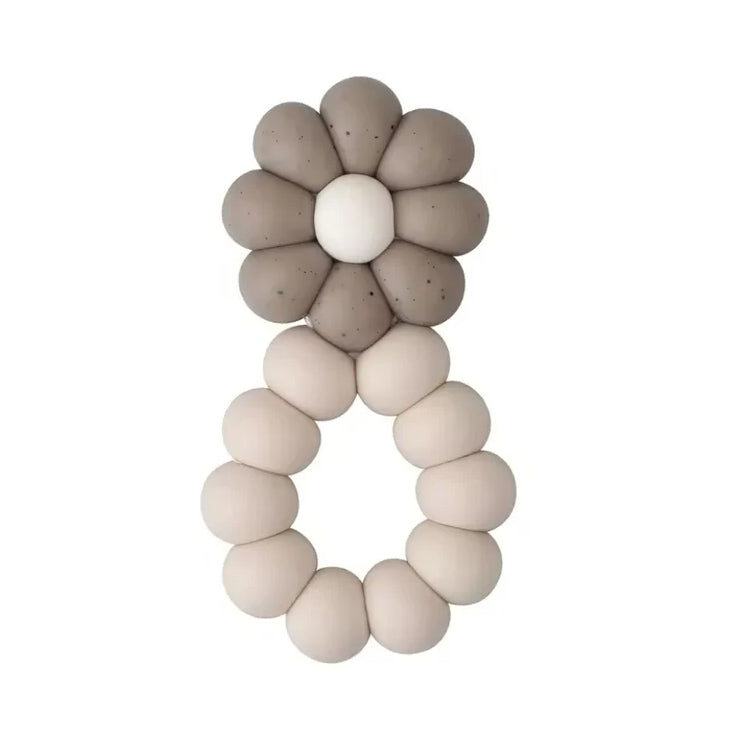 Daisy Taupe BPA-vrij - Siliconen Bijtring
