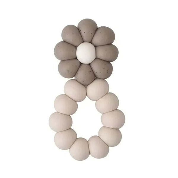 Daisy Taupe BPA-vrij - Siliconen Bijtring