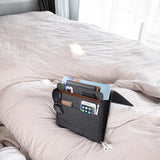 Bedside Pocket - Donker Grijs - Vilten Opbergzak voor Bed of Bank - Bedorganizer
