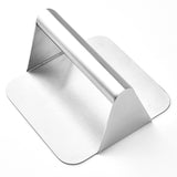 Hamburgerpers - Handmatige hamburger perser - Handheld Hamburger press - RVS - Smash burger - 14 x 14 cm
