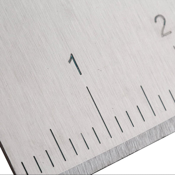 Deegschraper - RVS - Zwart-Zilver