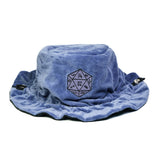 Dobbelstenen Zak met Dice Tray – Zachte Pluche Opbergzak | Voor Dungeons & Dragons & TTRPG Dobbelstenen Blauw