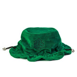 Dobbelstenen Zak met Dice Tray – Zachte Pluche Opbergzak | Voor Dungeons & Dragons & TTRPG Dobbelstenen Groen
