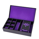 Dobbelaars Deluxe Dice Vault (Zwart & Paars)