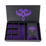 Dobbelaars Deluxe Dice Vault (Zwart & Paars)