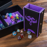 Dobbelaars Deluxe Dice Vault (Zwart & Paars)