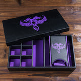 Dobbelaars Deluxe Dice Vault (Zwart & Paars)
