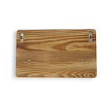 Sleutelrekje - Sleutelkastjes - Vijf sleutelhaken 30 x 18 cm - Beukenhout - Licht Bruin