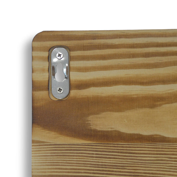Sleutelrekje - Sleutelkastjes - Vijf sleutelhaken 30 x 18 cm - Beukenhout - Licht Bruin