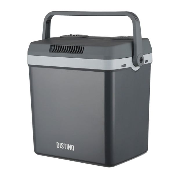 Elektrische Koelbox voor Auto en Camping – Koelbox Elektrisch met Verwarmingsfunctie - 12v 230 Volt – 25L - Grijs