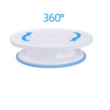 Taartplateau - Draaibaar - Anti-slip - Draaiplateau Taart - Turntable Cake
