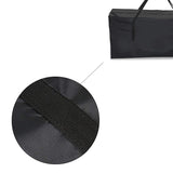 Tuinkussentas - Zwart -  173 x 76 x 51 cm - Opbergtas voor Tuinmeubelkussens - Tuinstoelkussentas - Tuinsetkussen Opbergtas