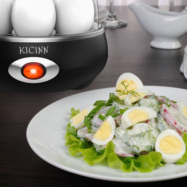 Electrisch Eierkoker voor 7 eieren – Zwart