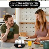 Electrisch Eierkoker voor 7 eieren – Zwart