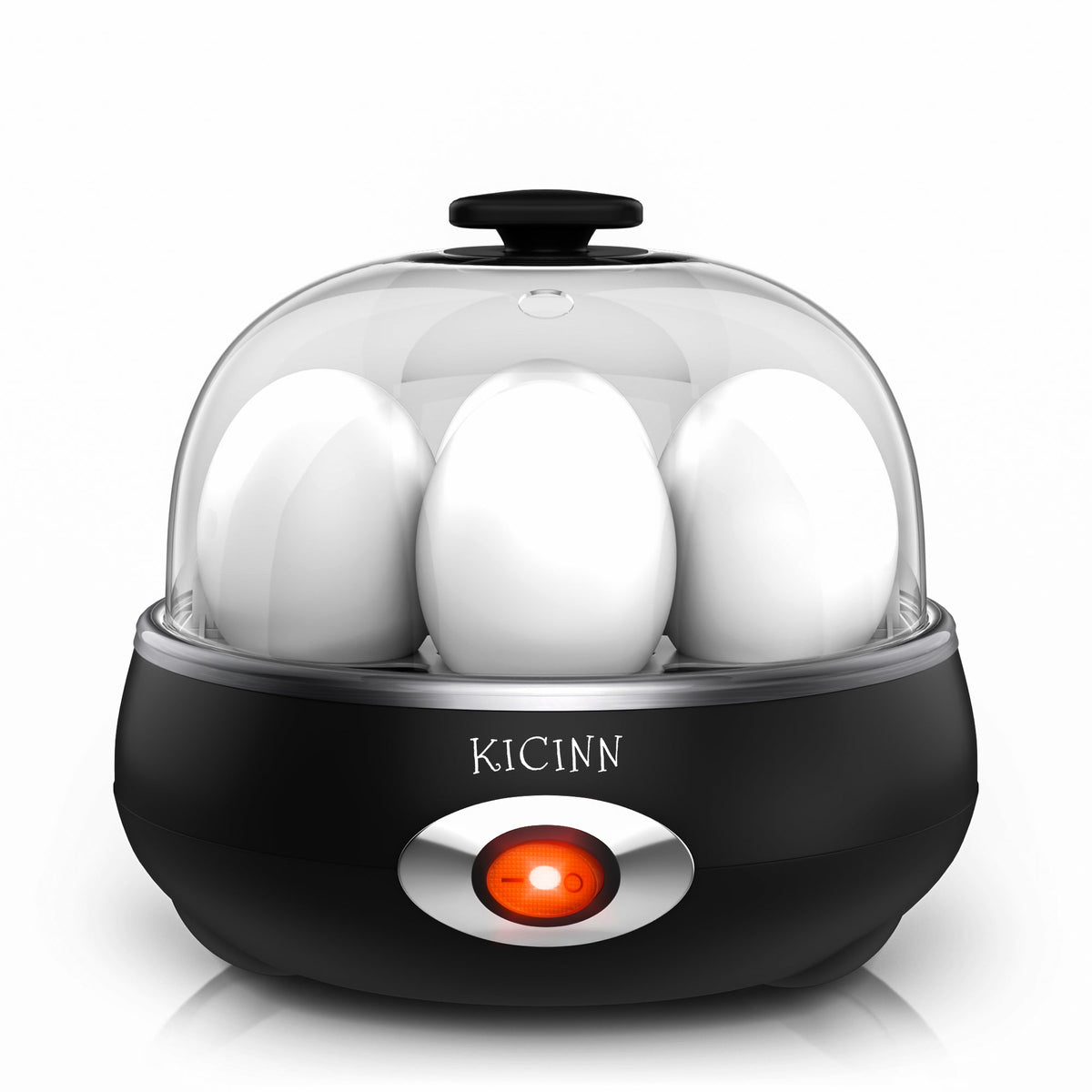 Electrisch Eierkoker voor 7 eieren – Zwart