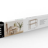 Schoenenrek 2 Lagen – Beige - Compact Houten Schoenenkast – Ruimtebesparend Schoenenrek voor 6+ Paar – Duurzaam & Modern Design – 51 x 23 x 39 cm