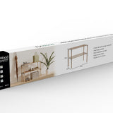 Schoenenrek 2 Lagen – Beige - Compact Houten Schoenenkast – Ruimtebesparend Schoenenrek voor 6+ Paar – Duurzaam & Modern Design – 51 x 23 x 39 cm