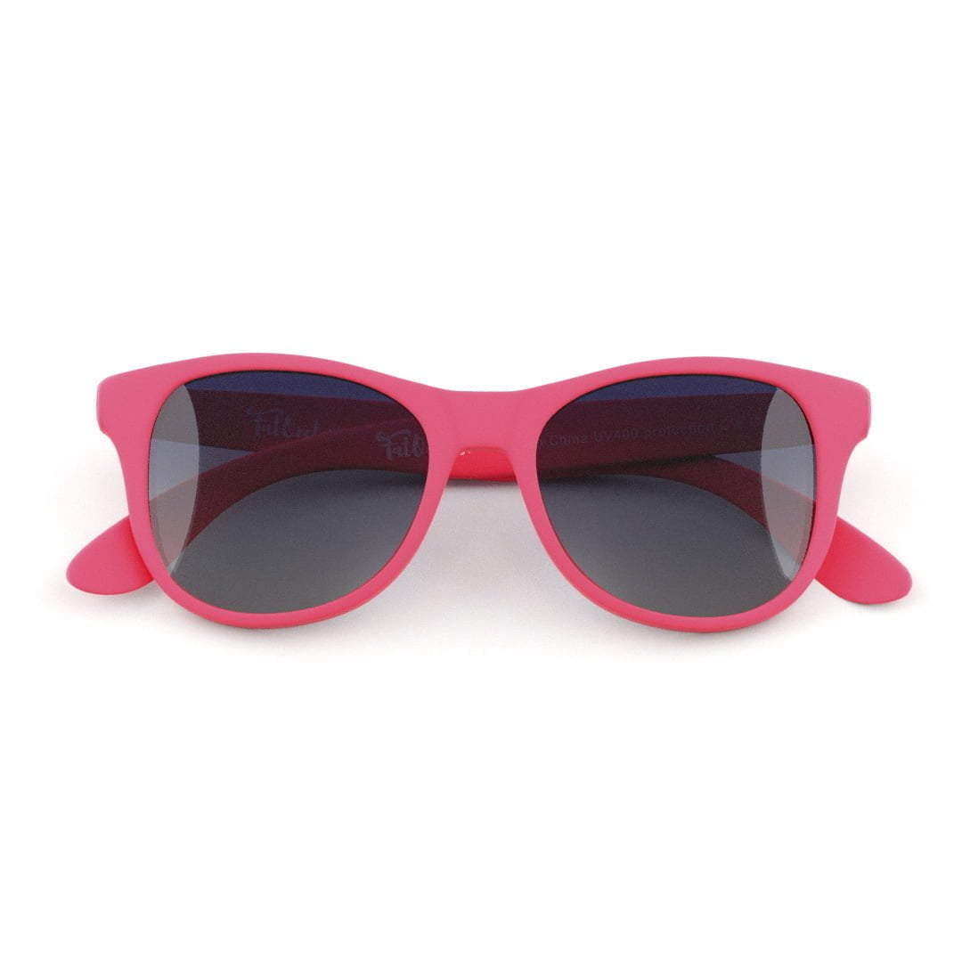 Kinder zonnebril. FatOncles FRANK-medium, roze. Flexibel, ultralicht & veilig. Voor kinderen van 6 t/m 12 jaar.