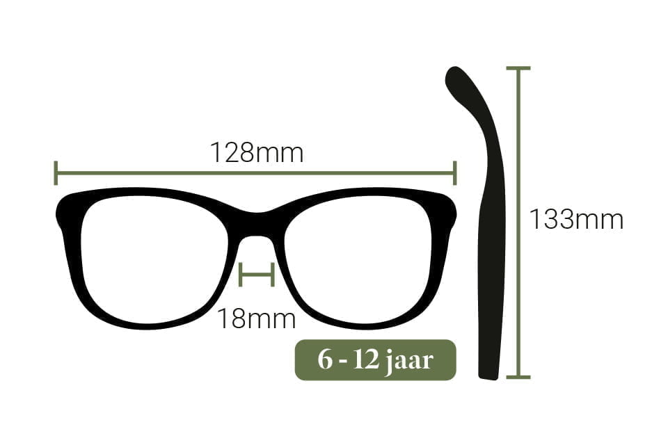 Kinder zonnebril. FatOncles SAM-medium, mint. Flexibel, ultralicht & veilig. Voor kinderen van 6 t/m 12 jaar.