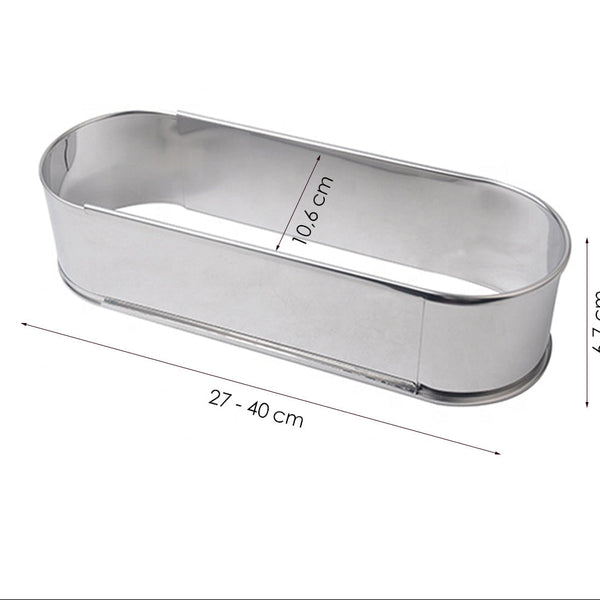 Sloffenring - Verstelbaar Bakframe - RVS - 27 - 40 cm