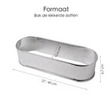 Sloffenring - Verstelbaar Bakframe - RVS - 27 - 40 cm