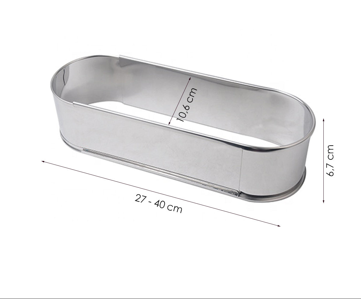 Sloffenring - Verstelbaar Bakframe - RVS - 27 - 40 cm
