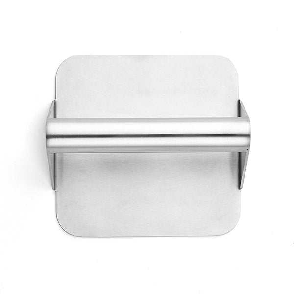 Hamburgerpers - Handmatige hamburger perser - Handheld Hamburger press - RVS - Smash burger - 14 x 14 cm