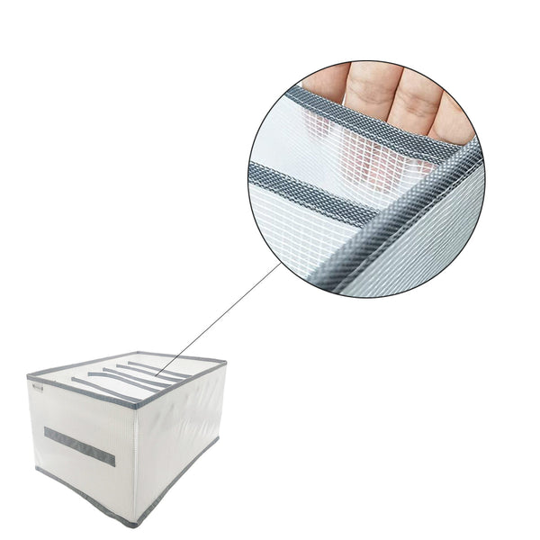Kleding organizer - 3 stuks - Wit - Opberger voor Broeken, T-shirts, Overhemden en Topjes